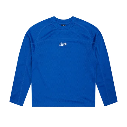 Corteiz Woosh Mesh LS Jersey Blue