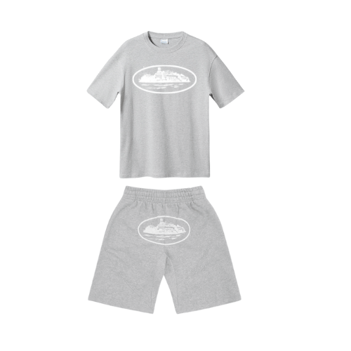 Grey Cortiez Short Set Grey Cortiez Short Set