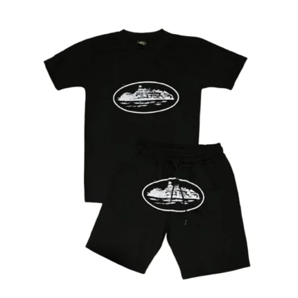 Black Corteiz Short Set