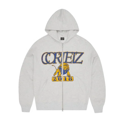 Corteiz Lion Boxy Zip Up Hoodie