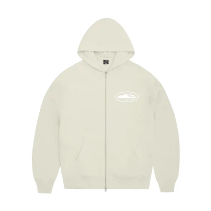 Island Puff Print Corteiz Zip Up Hoodie