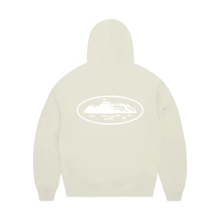 Island Puff Print Corteiz Zip Up Hoodie Back in