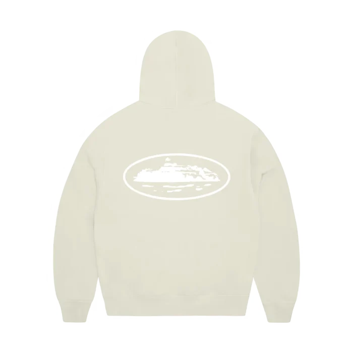 Island Puff Print Corteiz Zip Up Hoodie Back in