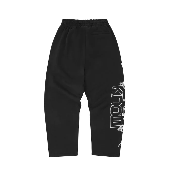Corteiz BBK Royale Open Hem Sweatpants Back in