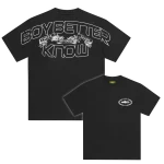 Corteiz BBK Royale Tee Black Pose