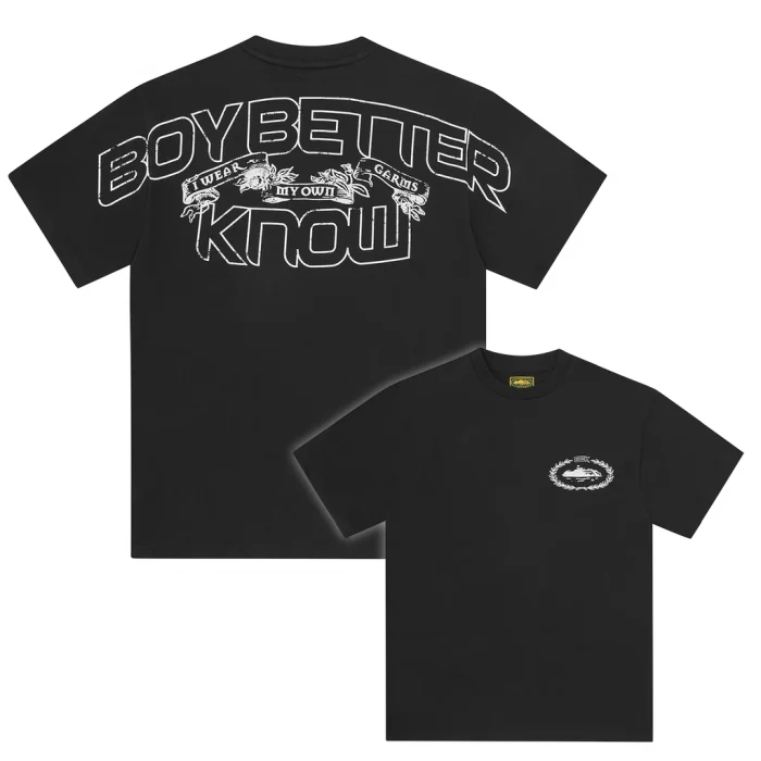 Corteiz BBK Royale Tee Black Pose