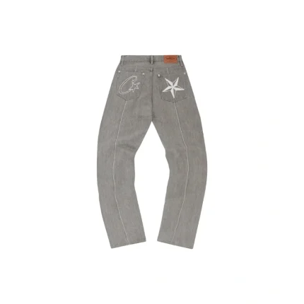 Corteiz C Star Denim Sweatpants Back in