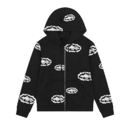 Corteiz Cotton Wreath-Zip Hoodie