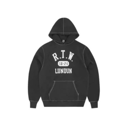 Corteiz RTW College Hoodie Black