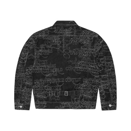 Corteiz HANDWRITTEN DENIM TRUCKER Back in
