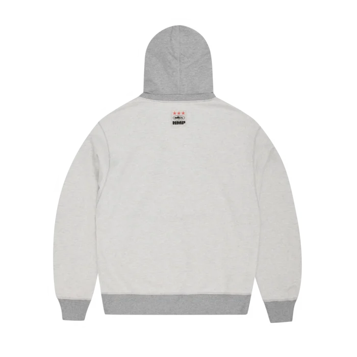 HMP Contrast Panel Hoodie Back in