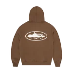 Corteiz Island Puff Print Zip Hoodie Back in