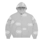 ISLAND WREATH ZIP HOODIE [HEATHER GREY]