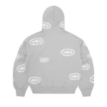 ISLAND WREATH ZIP HOODIE [HEATHER GREY]