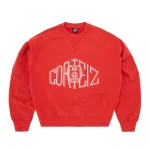 Corteiz Sophomore Crewneck Red Tracksuit