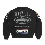 Corteiz Sponsors Training Crewneck Black