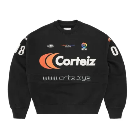 Corteiz Sponsors Training Crewneck Black