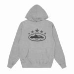 Corteiz 5 Starz Alcatraz Hoodie Grey