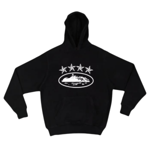 Corteiz 4Starz Alcatraz Hoodie Black