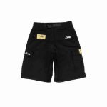 Corteiz Guerillaz 21′ Cargo Shorts Black - Image 2