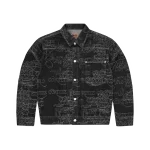 Corteiz Handwritten Denim Trucker [BLACK]
