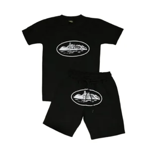 Black Corteiz Short Set