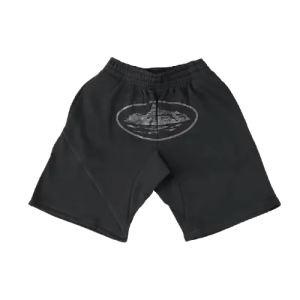 Corteiz Alcatraz Shorts Triple Black