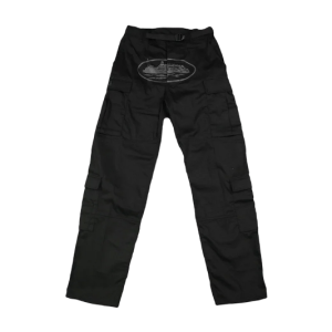 Corteiz Guerillaz Cargos Triple Black