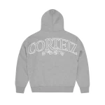 Superior Royale Corteiz Zip Hoodie [HEATHER GREY] - Image 2