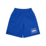 Corteiz Og Alcatraz Mesh Blue Shorts