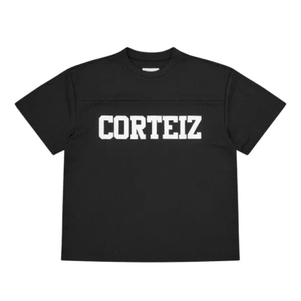 Corteiz State Mesh Black T Shirt